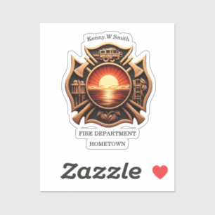 Abzeichen der Feuerwehr Aufkleber