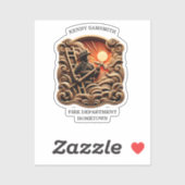 Abzeichen der Feuerwehr Aufkleber (Blatt)