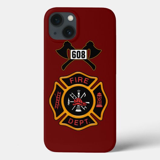Abzeichen der Feuerwehr Case-Mate iPhone Hülle (Rückseite)