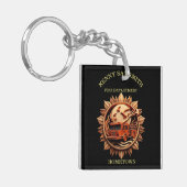 Abzeichen der Feuerwehr, das Prestige, Ehre ausstr Schlüsselanhänger (Vorderseite links)