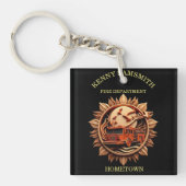 Abzeichen der Feuerwehr, das Prestige, Ehre ausstr Schlüsselanhänger (Vorderseite)