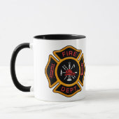 Abzeichen der Feuerwehr Tasse (Links)