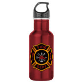 Abzeichen der Feuerwehr Trinkflasche (Vorderseite)