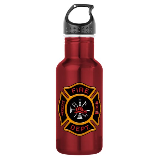 Abzeichen der Feuerwehr Trinkflasche (Vorderseite)