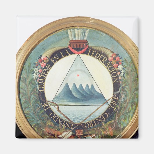 Abzeichen der Föderation Guatemalas Magnet (Vorne)