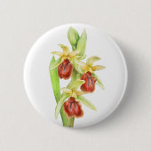 Abzeichen der frühen Spinnen-Orchideen Button (Vorderseite)