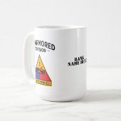 Abzeichen der gepanzerten Abteilung "Alte Ironen" Kaffeetasse (Vorderseite Links)