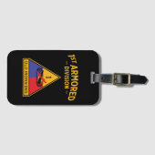 Abzeichen der gepanzerten Division "Old Ironside" Gepäckanhänger (Vorderseite (Horizontal))