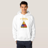Abzeichen der gepanzerten Division "Old Ironside" Hoodie (Vorne ganz)