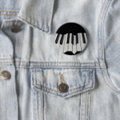 Abzeichen der gezogenen Klaviertasten Button (Beispiel)