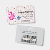 Abzeichen der Herstellerwerkstatt - PVC.Sichtbarke Ausweis (Vorder- & Rückseite)