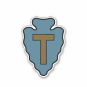 Abzeichen der Infanterie Aufkleber (Vorderseite)