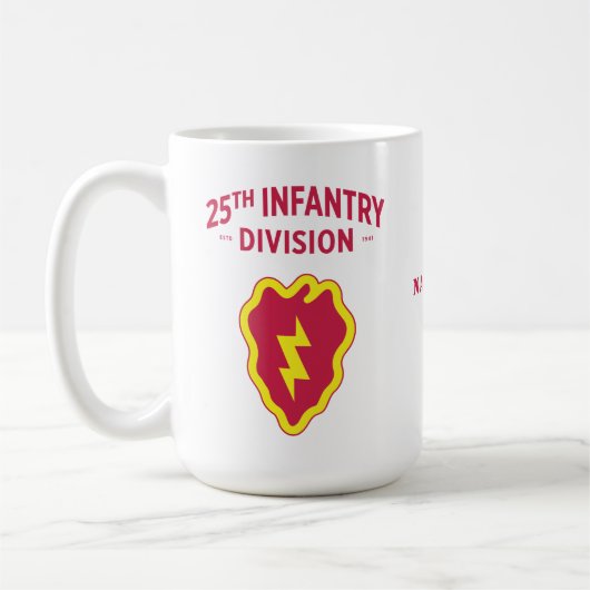 Abzeichen der Infanterie-Division im 25. Kaffeetasse (Links)