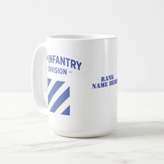 Abzeichen der Infanterie Kaffeetasse (Vorderseite Links)