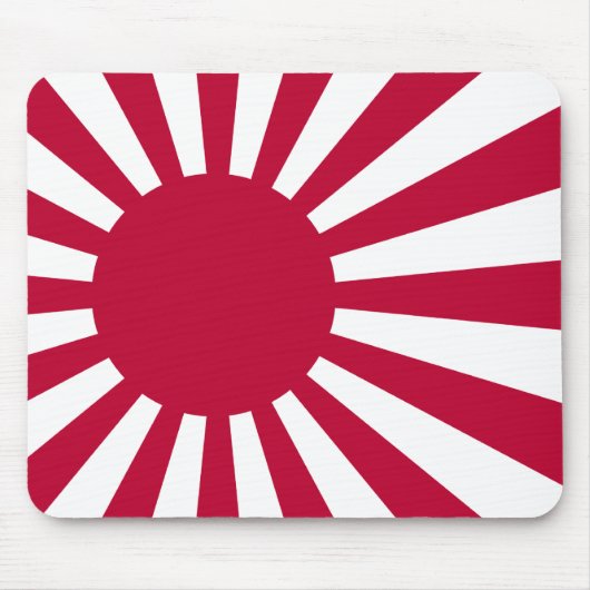 Abzeichen der japanischen Flagge Mousepad (Vorne)