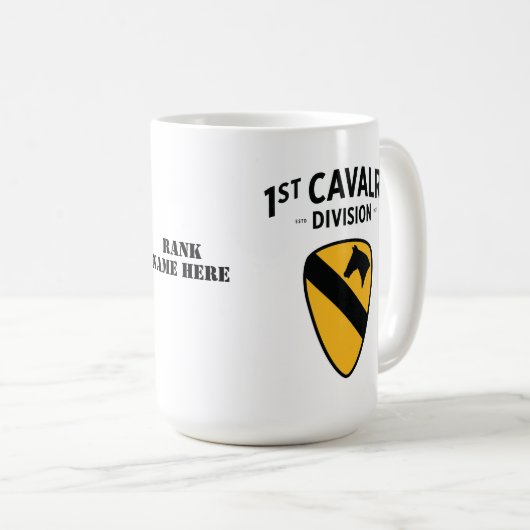 Abzeichen der Kavallerie Kaffeetasse (VorderseiteRechts)