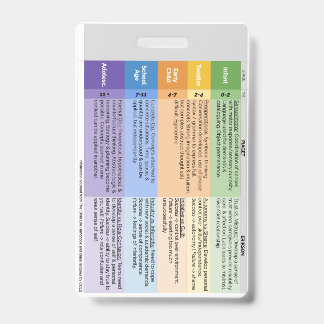 Abzeichen der Kinderlebensdauer (vertikal) Ausweis