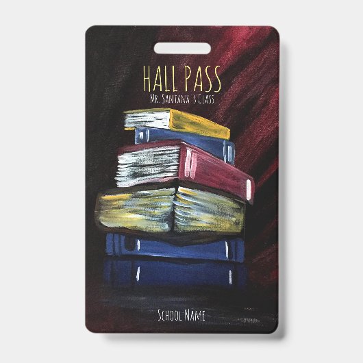 Abzeichen der Knowledge Hall Pass-Bücher Ausweis (Vorderseite)