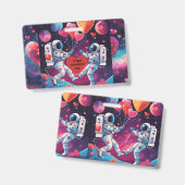 Abzeichen der Liebe im Weltraum Ausweis (Vorder- & Rückseite)