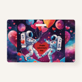 Abzeichen der Liebe im Weltraum Ausweis (Vorderseite)