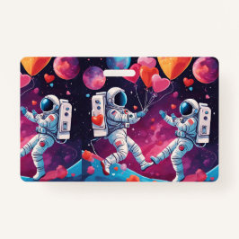 Abzeichen der Liebe im Weltraum Ausweis