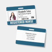 Abzeichen der medizinischen Einrichtung Ausweis (Vorder- & Rückseite)