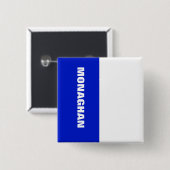 Abzeichen der Monaghan-Flagge Button (Vorne & Hinten)