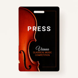 Abzeichen der Newsgruppe "Klassischer Musikwettbew Ausweis