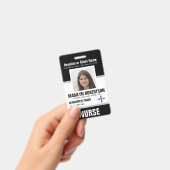 Abzeichen der personalisierten Klinikmitarbeiter Ausweis (Handheld)
