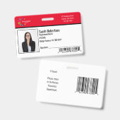 Abzeichen der Sicherheitsidentifizierung - Horizon Ausweis (Vorder- & Rückseite)