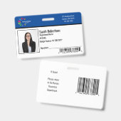 Abzeichen der Sicherheitsidentifizierung - Horizon Ausweis (Vorder- & Rückseite)