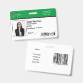 Abzeichen der Sicherheitsidentifizierung - Horizon Ausweis (Vorder- & Rückseite)