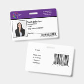 Abzeichen der Sicherheitsidentifizierung - Horizon Ausweis (Vorder- & Rückseite)