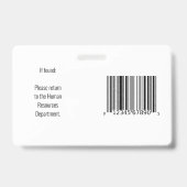 Abzeichen der Sicherheitsidentifizierung - Horizon Ausweis (Rückseite)