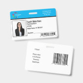 Abzeichen der Sicherheitsidentifizierung - Horizon Ausweis (Vorder- & Rückseite)