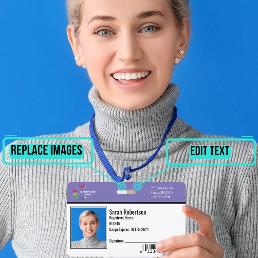 Abzeichen der Sicherheitsidentifizierung - Horizon Ausweis