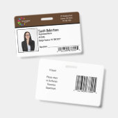 Abzeichen der Sicherheitsidentifizierung - Horizon Ausweis (Vorder- & Rückseite)