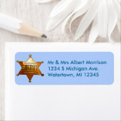 Abzeichen des antiken Sheriffs (Insitu)