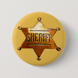 Abzeichen des antiken Sheriffs Button