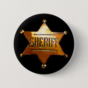 Abzeichen des antiken Sheriffs Button