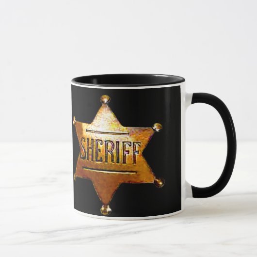 Abzeichen des antiken Sheriffs Tasse (Rechts)