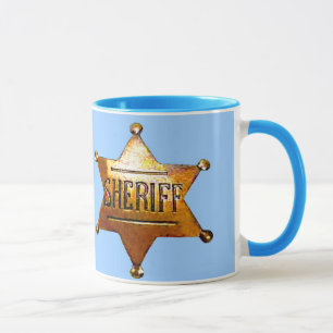 Abzeichen des antiken Sheriffs Tasse