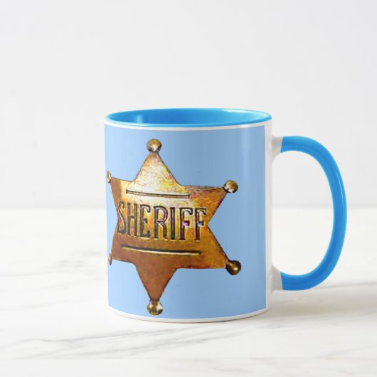 Abzeichen des antiken Sheriffs Tasse (Rechts)