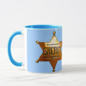 Abzeichen des antiken Sheriffs Tasse (Links)