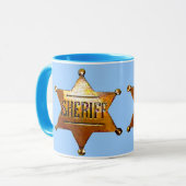 Abzeichen des antiken Sheriffs Tasse (Vorderseite Links)