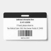 Abzeichen des einfachen Obstetrikers und Gynäkolog Ausweis (Rückseite)