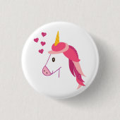 Abzeichen des Einhornbildes. Button (Vorderseite)