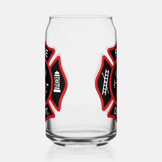 Abzeichen des Feuerwehrdienstes Dosenglas (Links)