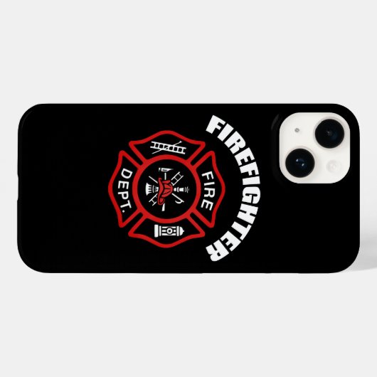 Abzeichen des Feuerwehrmanns Case-Mate iPhone Hülle (Rückseite (Horizontal))