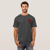 Abzeichen des Feuerwehrmanns T-Shirt (Vorne ganz)